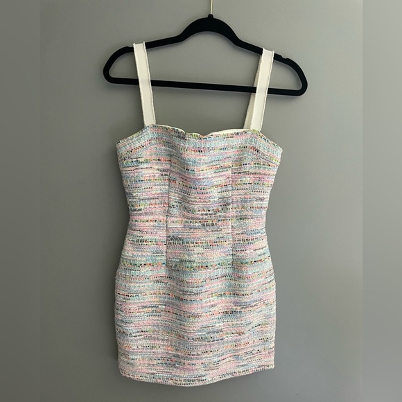 Atoir “Static Stories” Tweed Bodycon Mini Dress - Picture 5 of 6